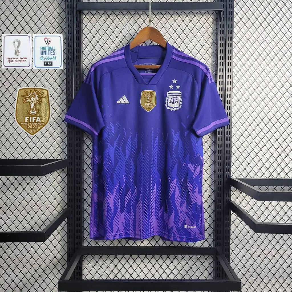 Argentina 2022 World Cup 3-star Away Jersey