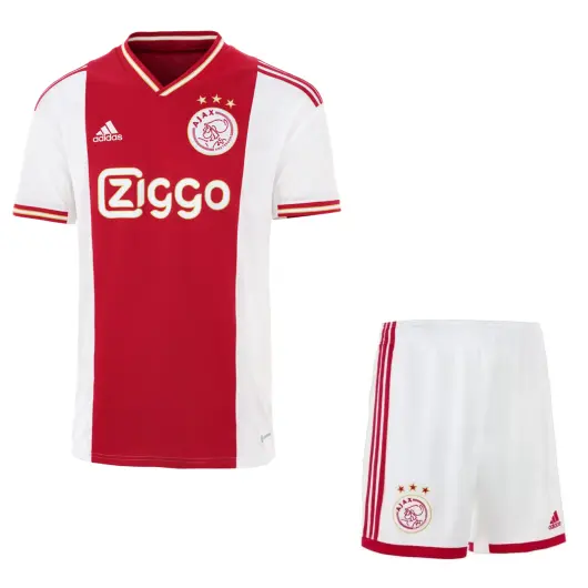 Ajax 2022/23 Home Kids Jersey And Shorts Kit