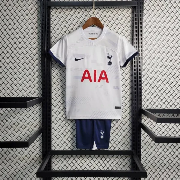 Tottenham Hotspur 2023/24 Home Kids Jersey And Shorts Kit