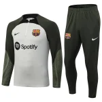 Barcelona 2023-24 Half-Zip Tracksuit Grey