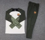 Barcelona 2023-24 Half-Zip Tracksuit Grey