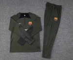 Barcelona 2023-24 Half-Zip Tracksuit Green