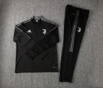 Juventus 2021-22 Half-Zip Tracksuit Black