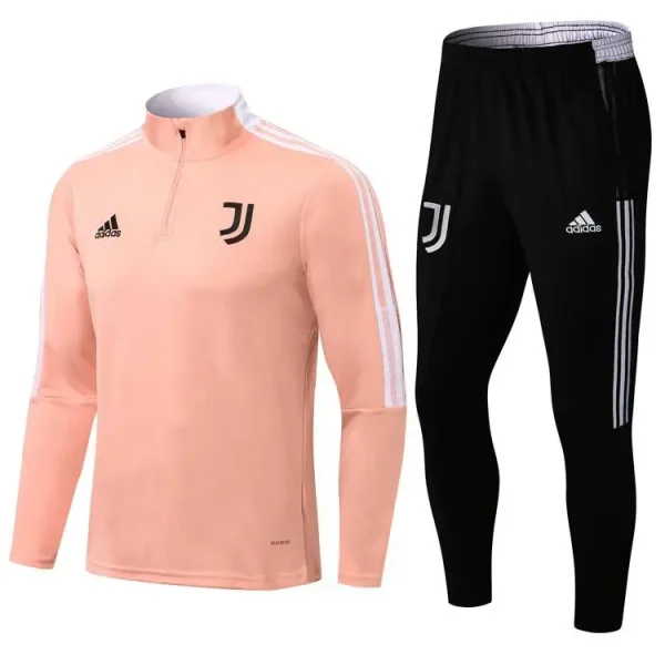 Juventus 2021-22 Half-Zip Tracksuit Pink