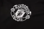 Manchester United 2021-22 Half-Zip Tracksuit Black