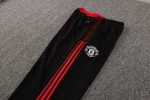 Manchester United 2021-22 Half-Zip Tracksuit Black