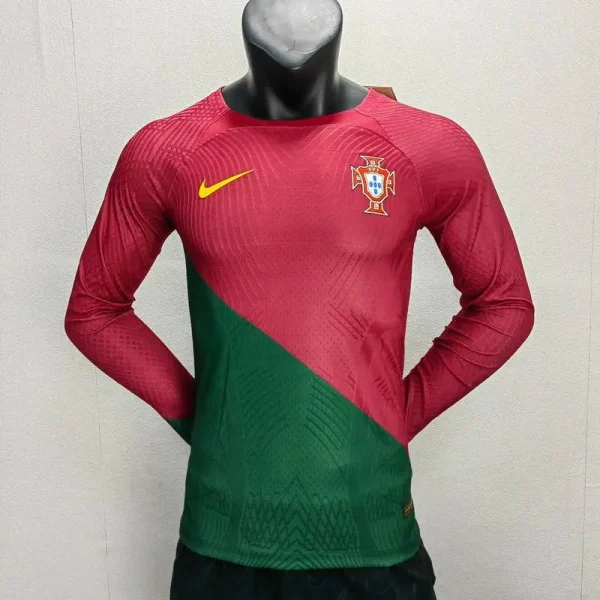 Portugal 2022/23 Home Long Sleeves Player Version Jersey