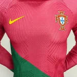 Portugal 2022/23 Home Long Sleeves Player Version Jersey