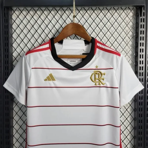 Flamengo 2023/24 Away Kids Jersey And Shorts Kit