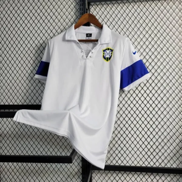 Brazil 2004 White Special Edition Retro Jersey