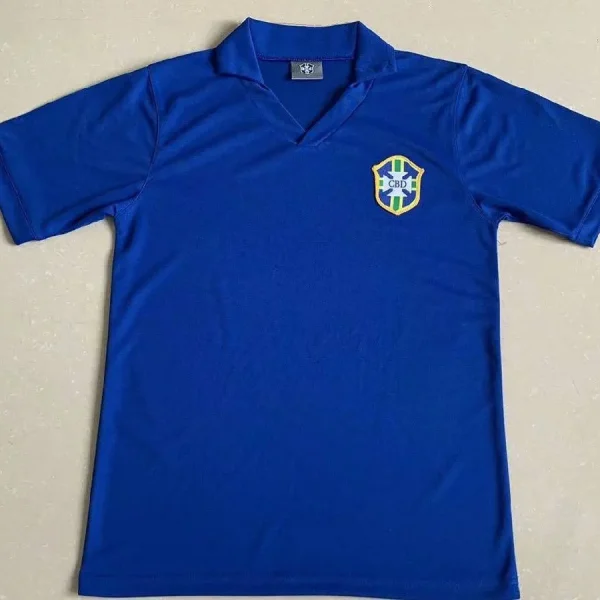 Brazil 1958 World Cup Away Retro Jersey