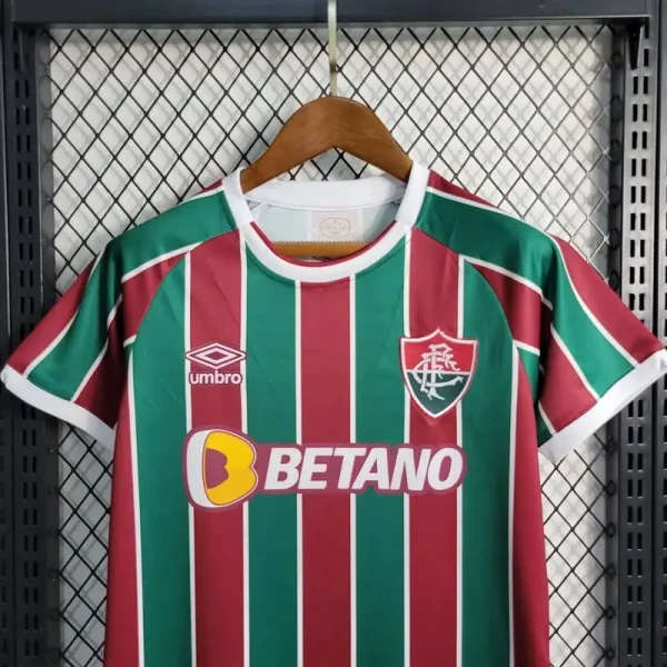 Fluminense 2023/24 Home Kids Jersey And Shorts Kit