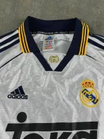 Real Madrid 1998/00 Home Long Sleeves Retro Jersey