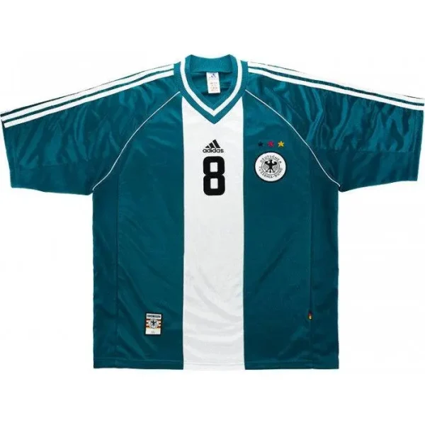 Germany 1998-2000 Away #8 Matthaus Retro Jersey