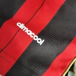 AC Milan 2013/14 Home Long Sleeves Retro Jersey