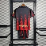 AC Milan 2022/23 Fourth Kids Jersey And Shorts Kit