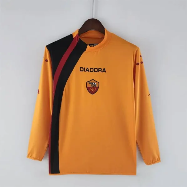 AS Roma 2005-06 Home Long Sleeve Retro Jersey