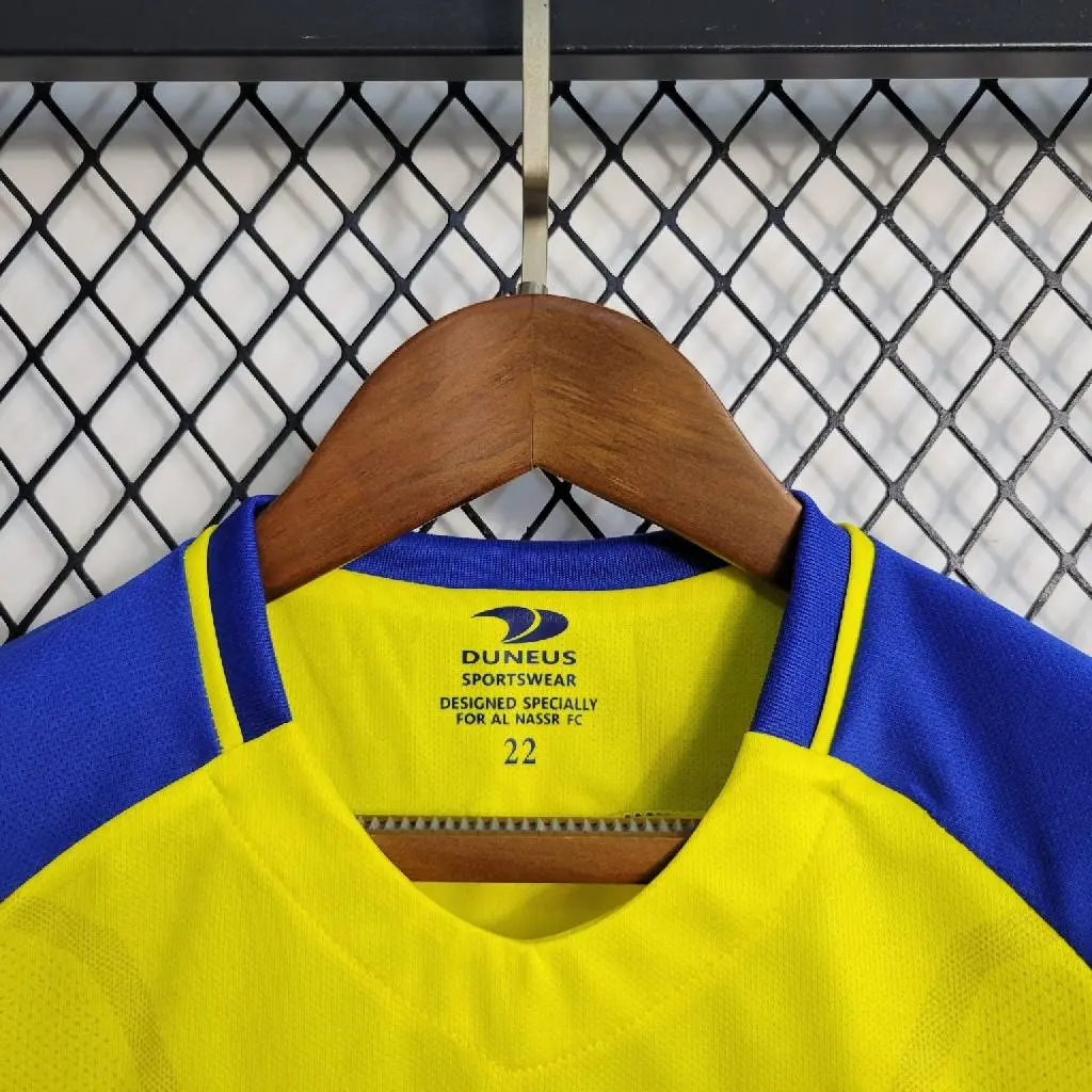 Al-Nassr 2022/23 Home Kids Jersey And Shorts Kit