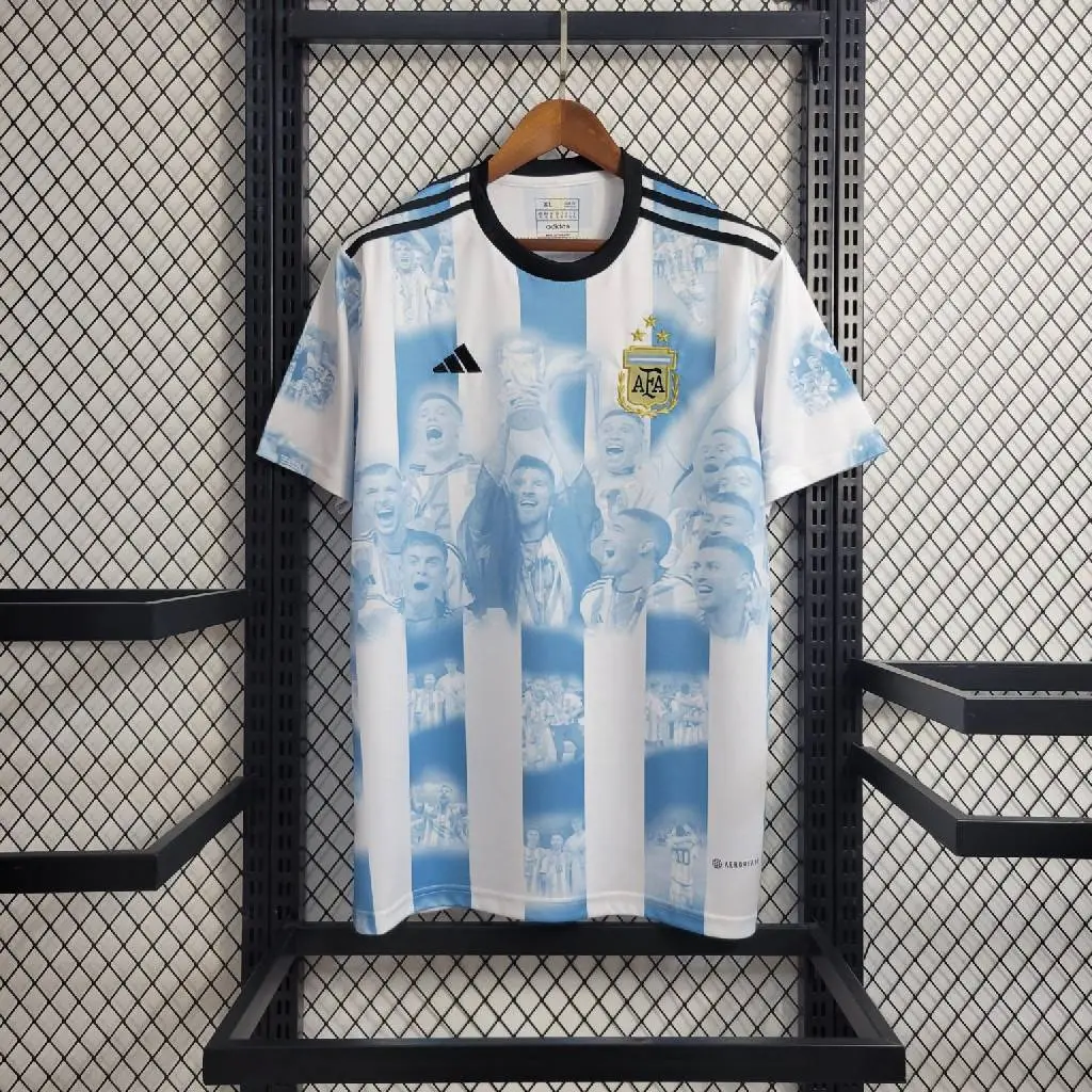 Argentina 2022 World Cup Champion Commemorative Jersey