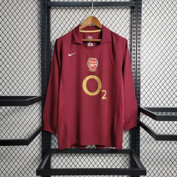 Arsenal 2005/06 Home Long Sleeve Retro Jersey