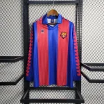 Barcelona 1991/92 Home  Long Sleeve Retro Jersey