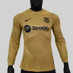 Barcelona 2022/23 Away Long Sleeves Player Version Jersey