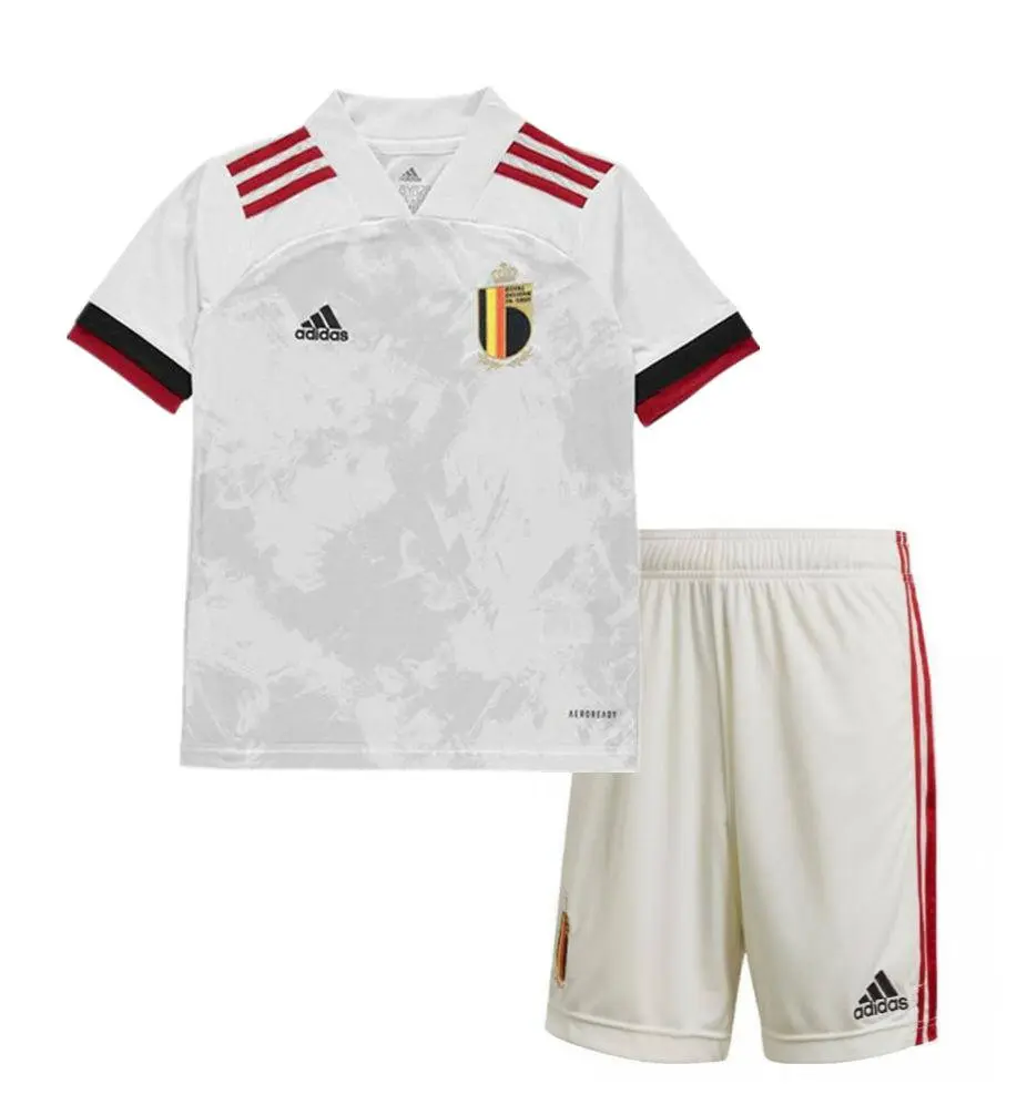 Belgium 2021 Away Kids Jersey And Shorts Kit