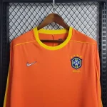 Brazil 1998 Goalkeeper Long Sleeve  Retro Jersey