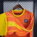 Brazil 1998 Goalkeeper Long Sleeve  Retro Jersey