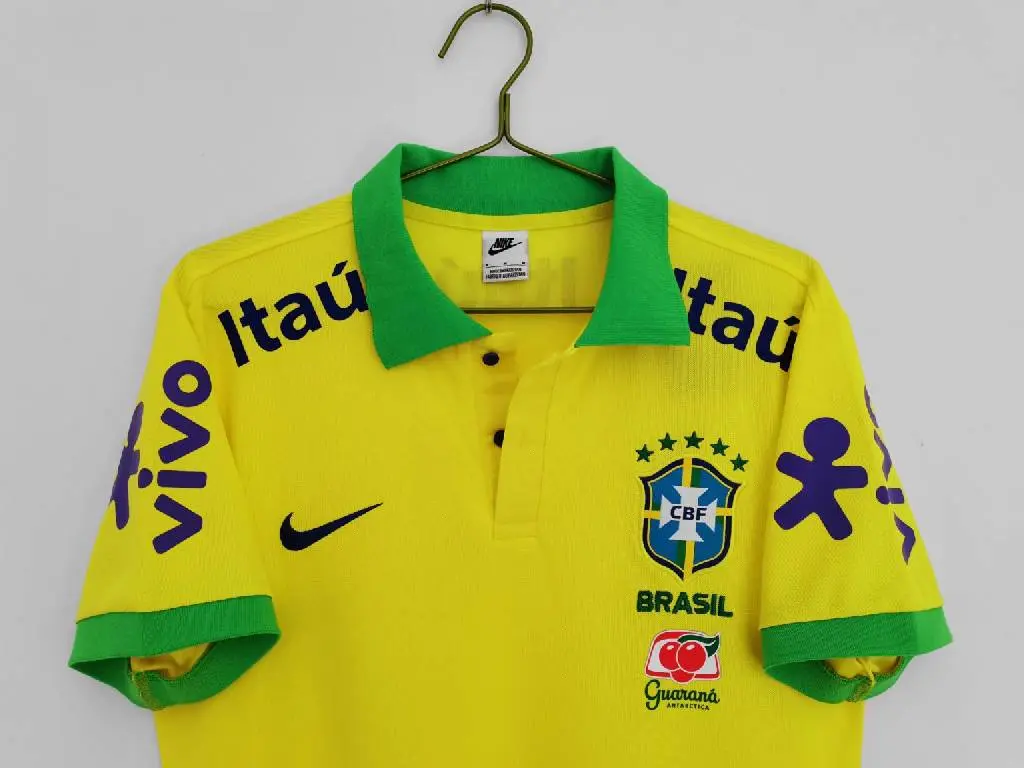 Brazil 2022 Polo Yellow Top For The  Season