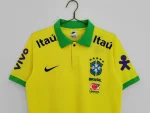 Brazil 2022 Polo Yellow Top For The  Season