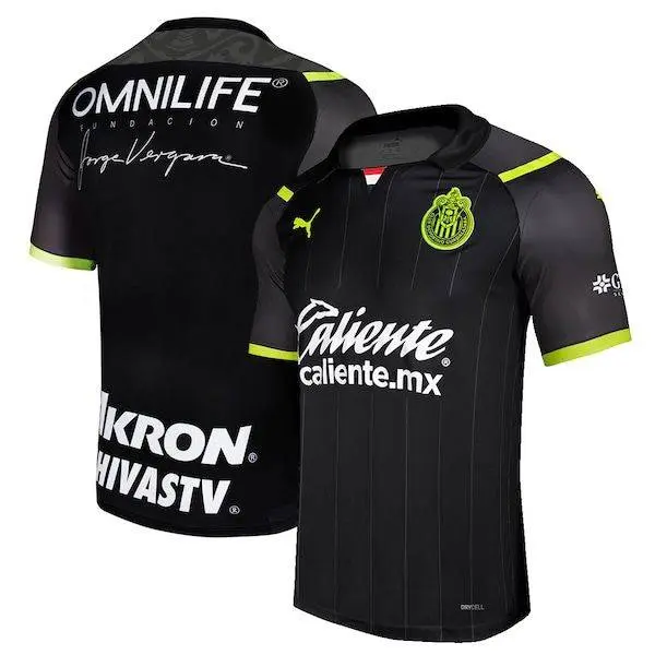 Chivas Puma 2021/22 Away Replica Jersey - Black