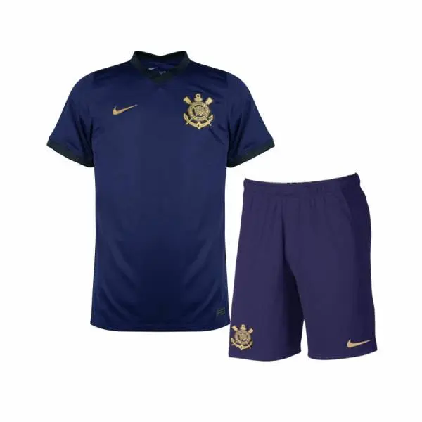 Corinthians 2021/22 Third Kids Jersey And Shorts Kit