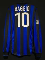 Inter Milan 1998/99 Home Baggio Long Sleeves Retro Jersey