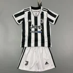 Juventus 2021/22 Home Kids Jersey And Shorts Kit