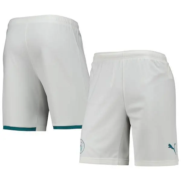 Manchester City Puma Home Drycell Replica Shorts - White