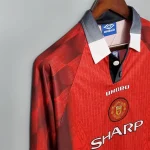 Manchester United 1996 Home Long Sleeve Retro Jersey