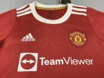 Manchester United 2021/22 Home Kids Jersey And Shorts Kit