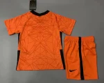 Netherlands 2021 Home Kids Jersey And Shorts Kit