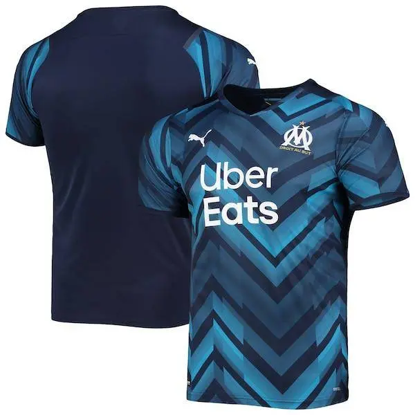 Olympique Marseille Puma 2021/22 Away Replica Jersey - Navy