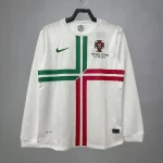 Portugal 2012 Euro Cup Away Long Sleeves Retro Jersey