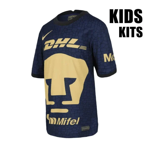 Pumas UNAM 2021/22 Away Kids Jersey And Shorts Kit