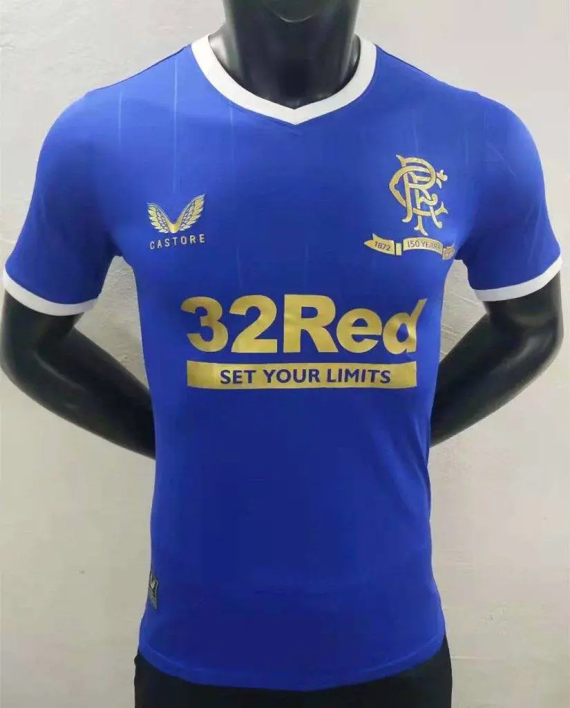 Rangers 2021/22 Authentic 150th Anniversary Player Version Jersey