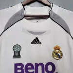 Real Madrid 2006/07 Home Long Sleeves Retro Jersey