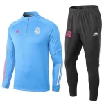 Real Madrid 2021-22 Half-zip Tracksuit Blue