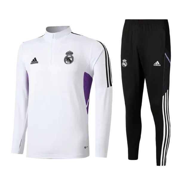 Real Madrid 2022-23 Jacket Tracksuit White