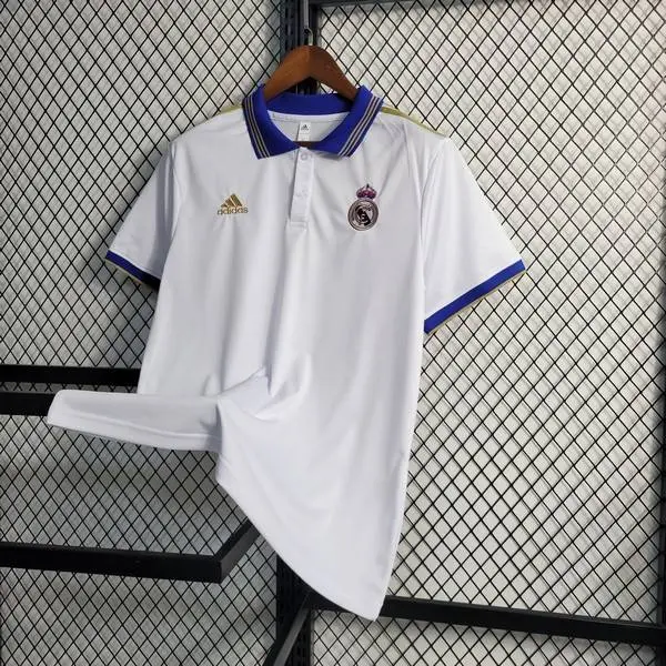 Real Madrid 2023/24 White Polo