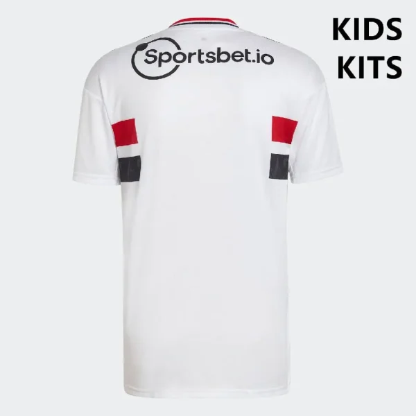 Sao Paulo 2022 Home Kids Jersey And Shorts Kit