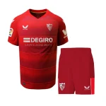 Sevilla FC 2022/23 Away Kids Jersey And Shorts Kit