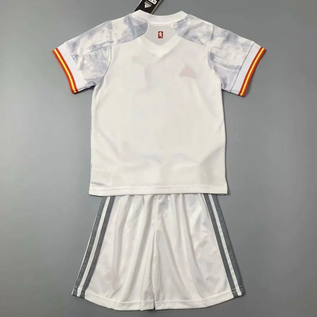 Spain 2021 Away Kids Jersey And Shorts Kit